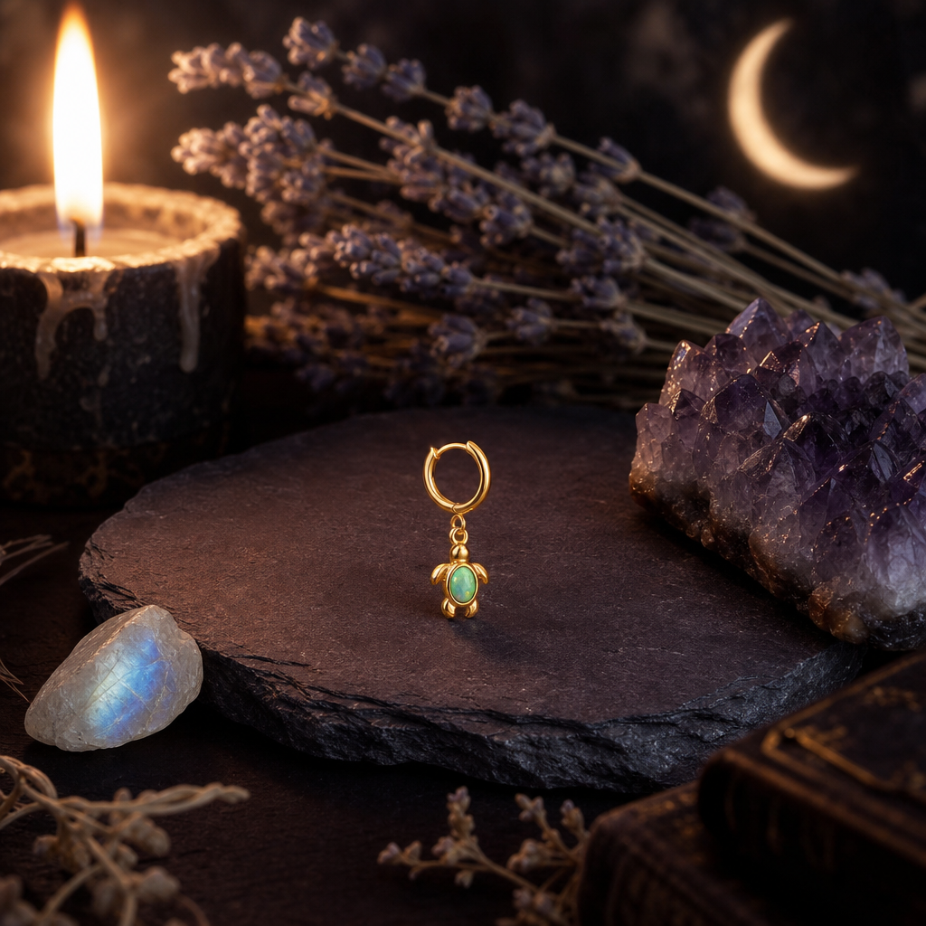 Opal Turtle Hoops