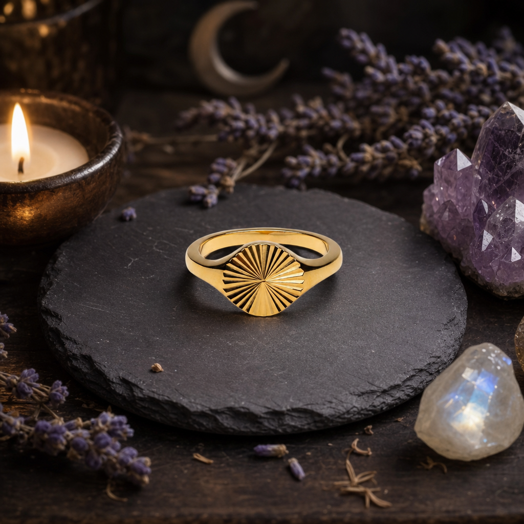 Sun Signet Ring
