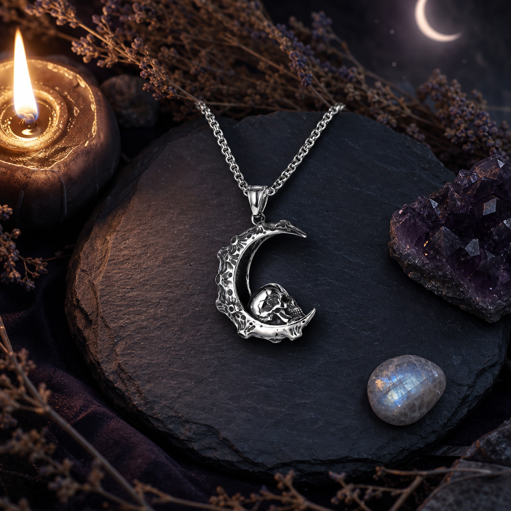 Moon Skull Pendant