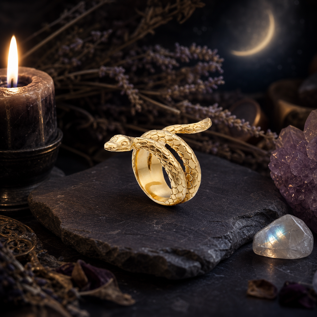 Coiled Snake Ring