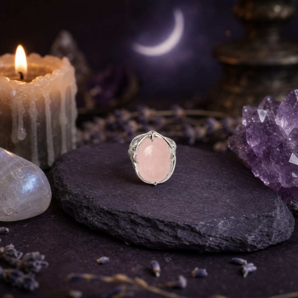 Assorted Oval Crystal Rings