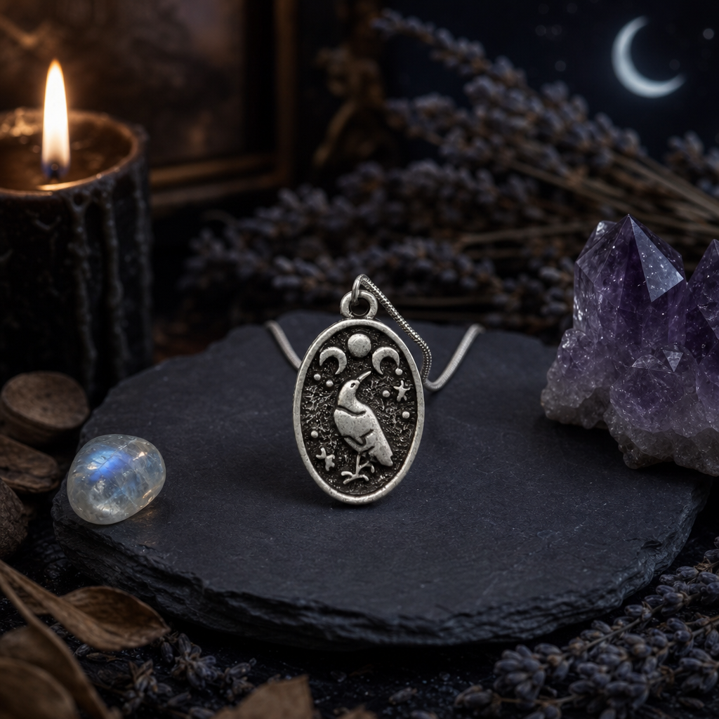 Raven Moon Necklace