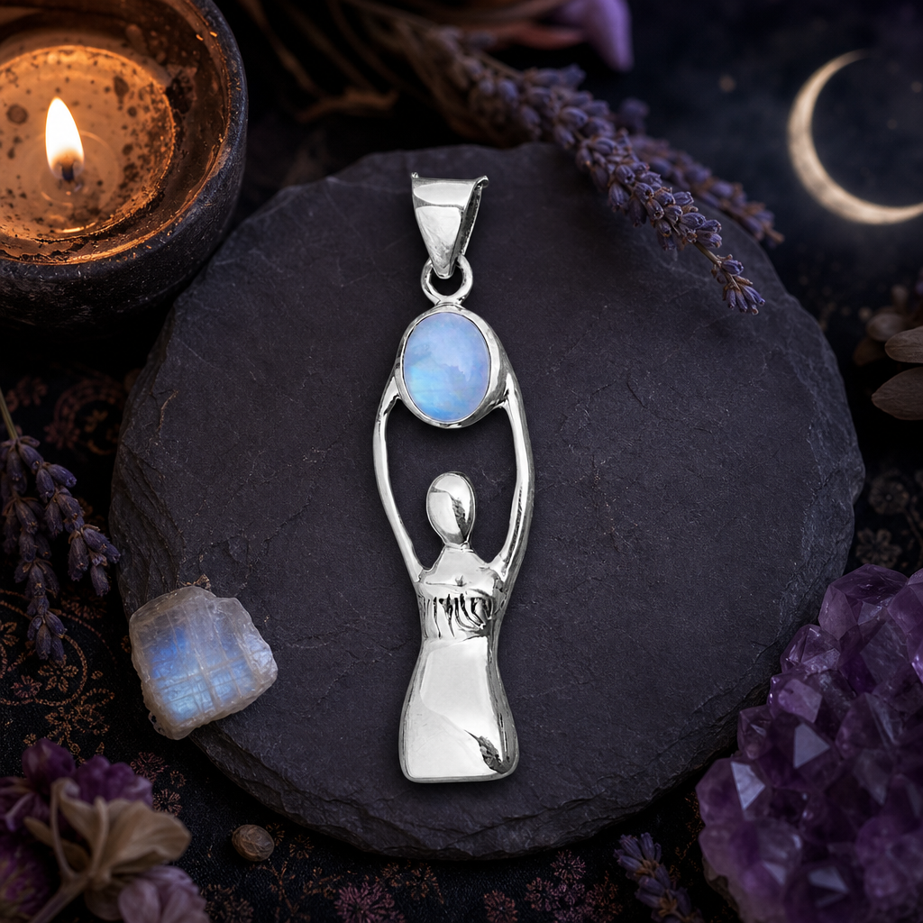 Silver Eternal Goddess Pendant
