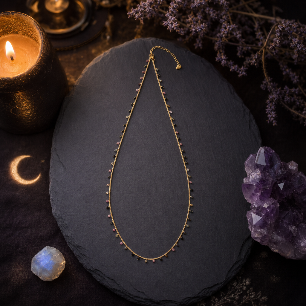 Stress Release Tourmaline Belly Chain