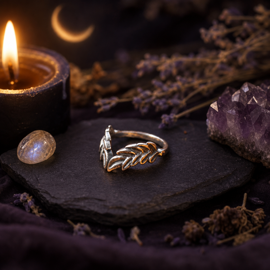 Regina Aurealis Olive Leaf Wishbone Ring