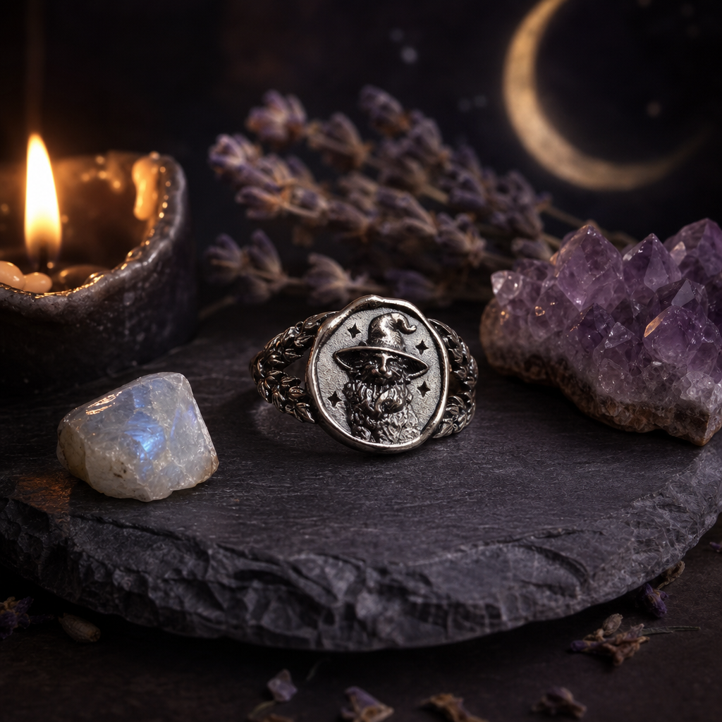 Witches Familiar Cat Ring