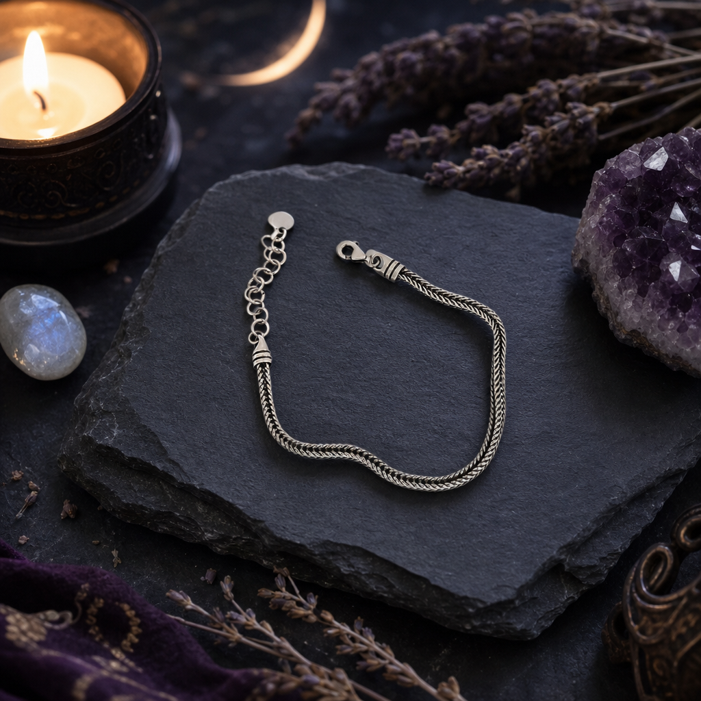 Vintage snake chain bracelet