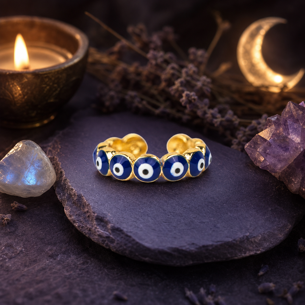 Evil Eye Ear Cuff