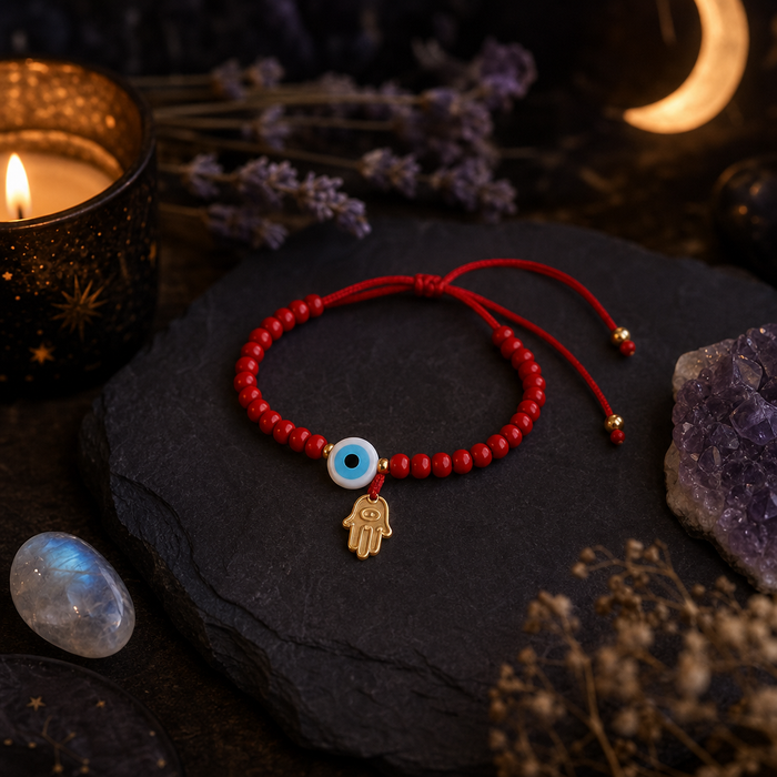 Red String Evil Eye Bracelet