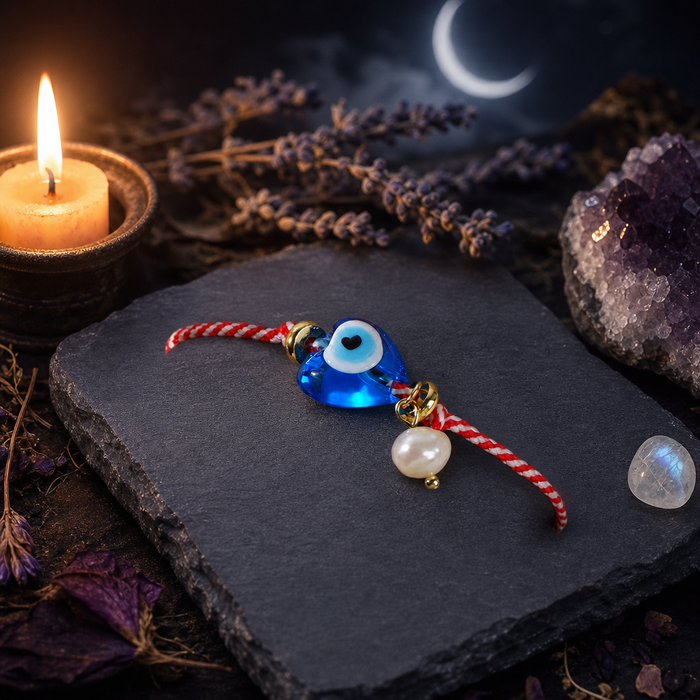 Evil Eye Heart Bracelet