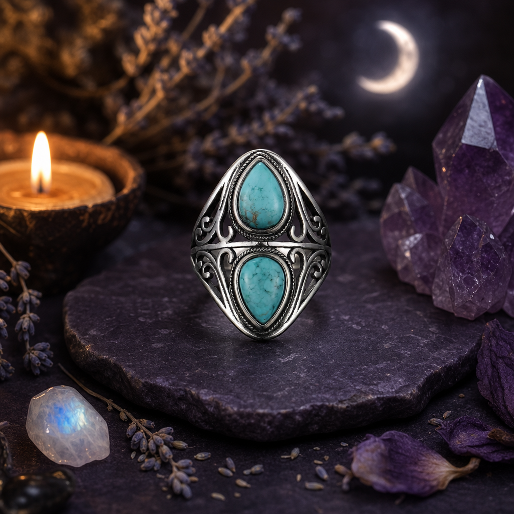 925 Sterling Silver Turquoise Ring