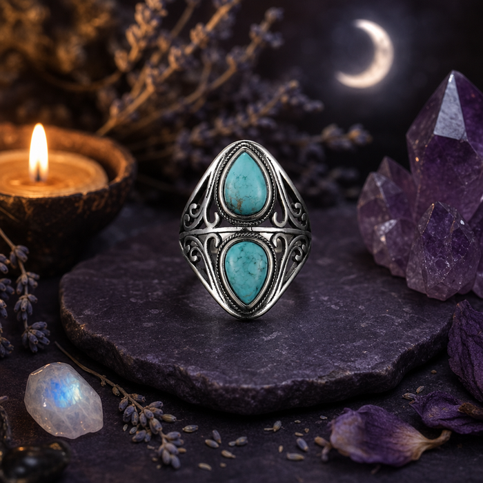 925 Sterling Silver Turquoise Ring