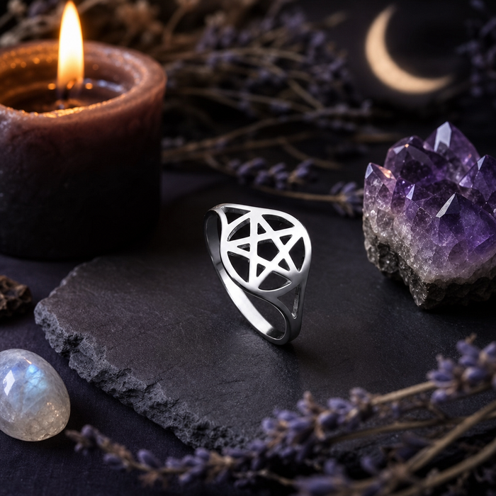 Pentacle Stainless Steel Rings