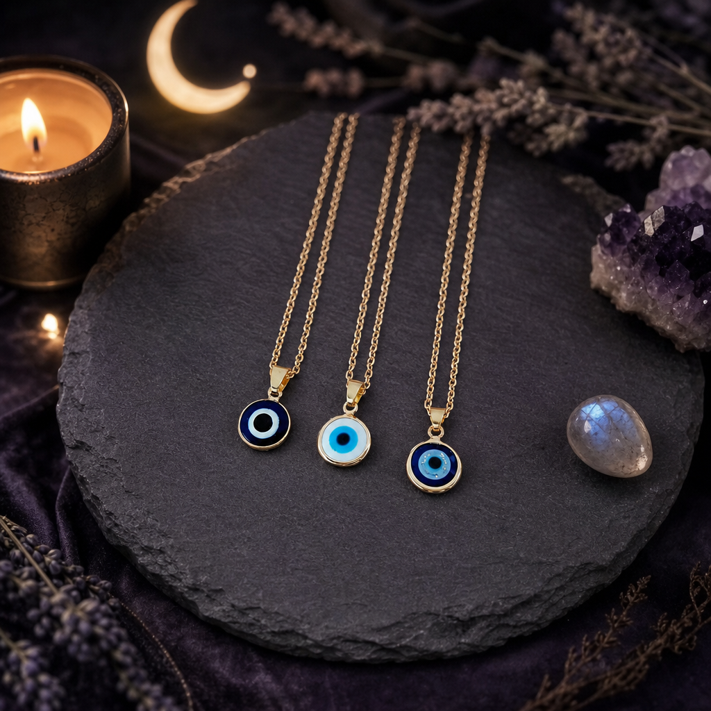 Gold Evil Eye Necklaces