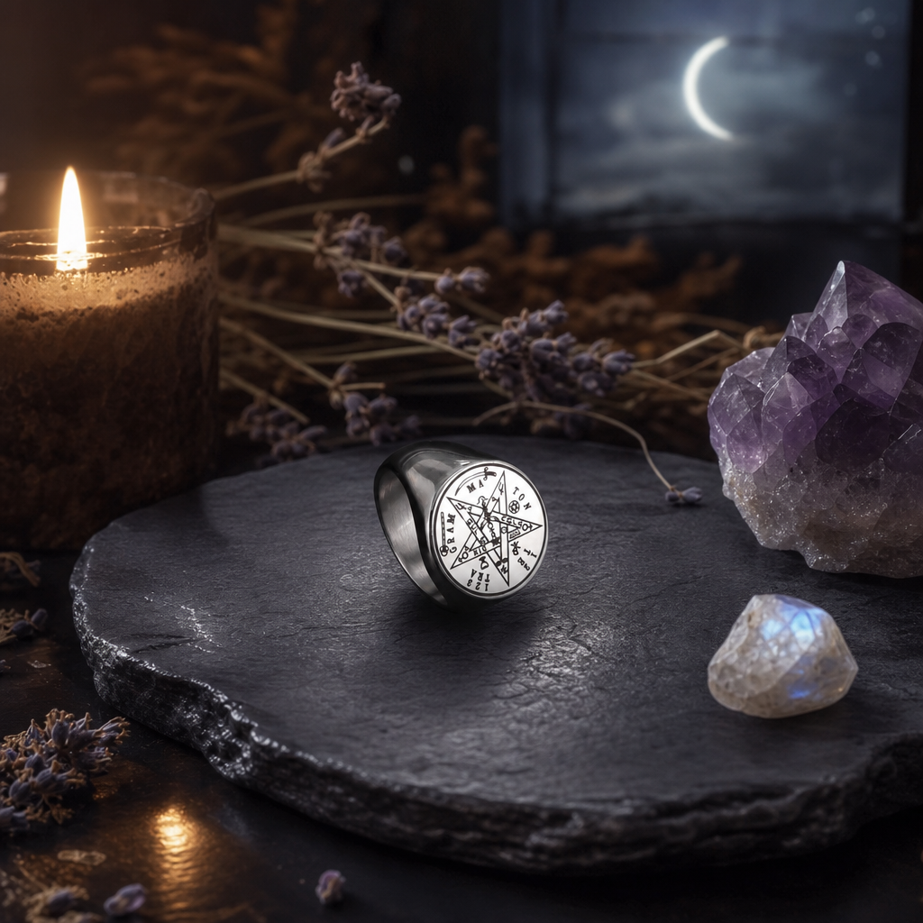Pentacle Stainless Steel Ring