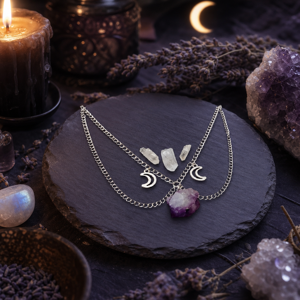 Amethyst Choker Necklaces