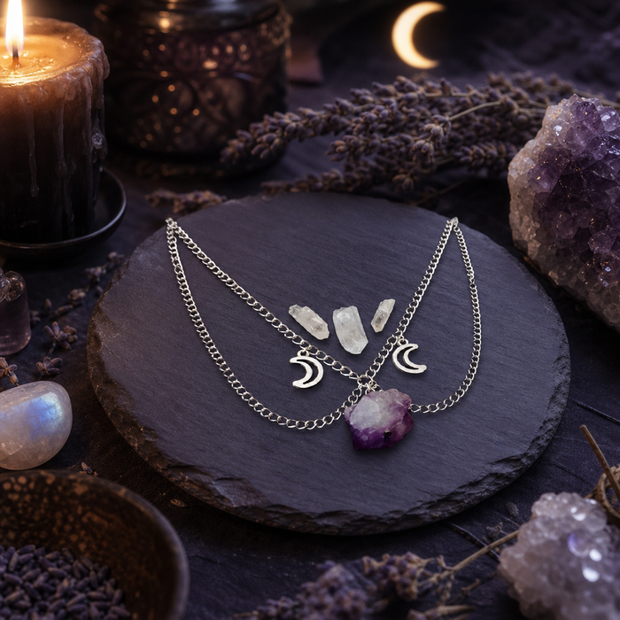 Amethyst Choker Necklaces