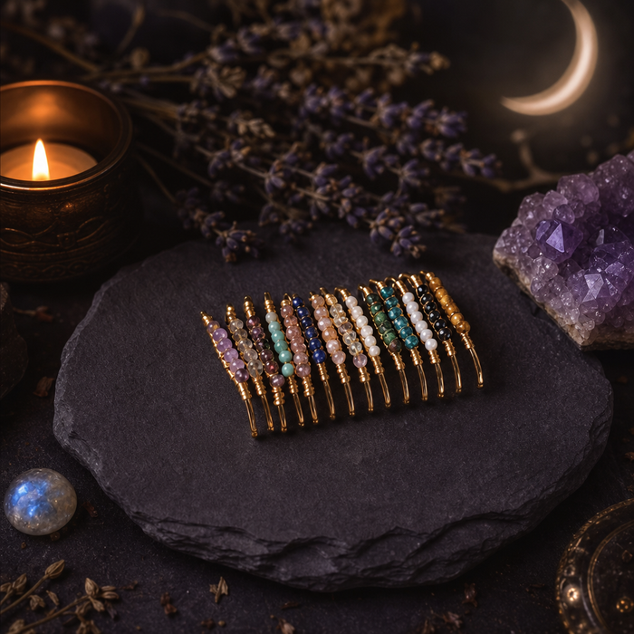 Crystal Wire Wrap Gold Cuff Bracelets