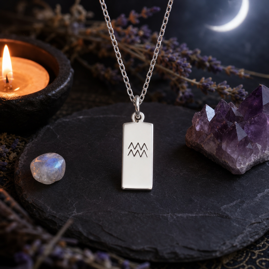 Aquarius Zodiac Necklace