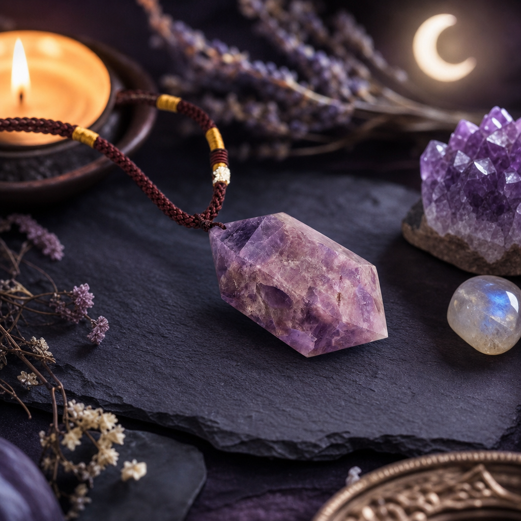 Amethyst Crystal Necklace