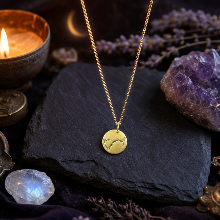 Brass Constellation Necklace