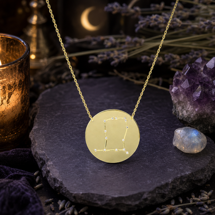 Metal Constellation Necklace (WS)
