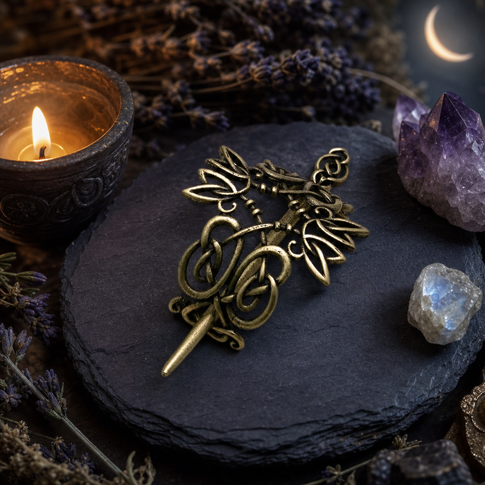 Knot Hair Pin Gold