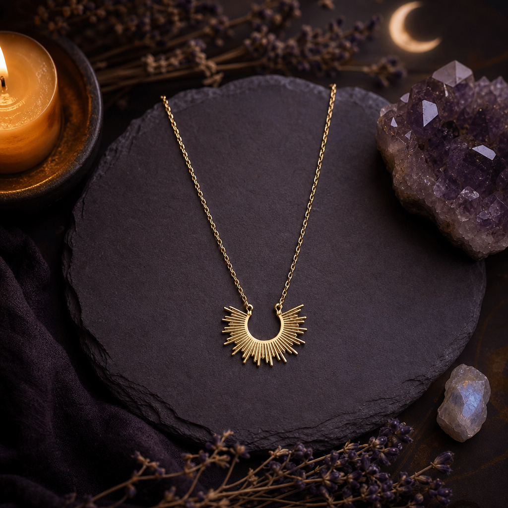 Sunburst Pendant Necklace