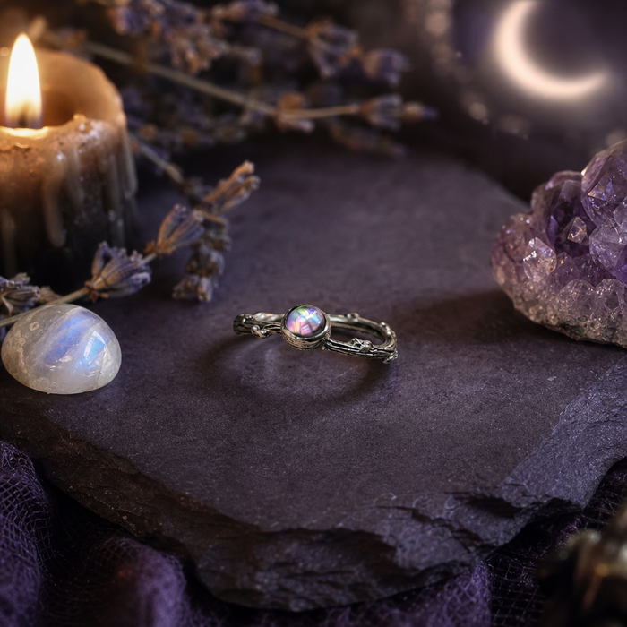 Wolf Moon Mystic Branch Ring
