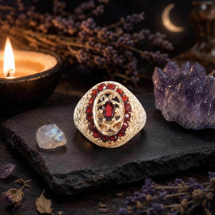 Effie Garnet Ring