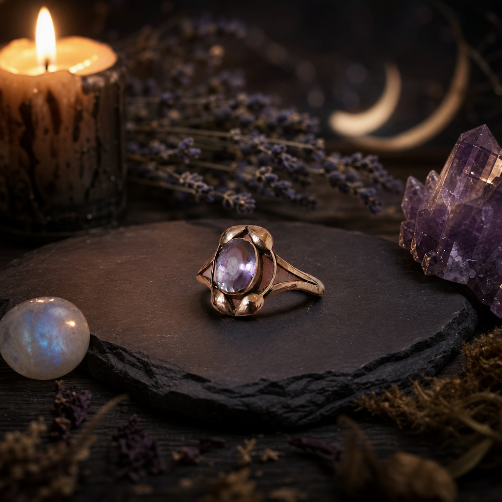Prudence Victorian Amethyst Ring