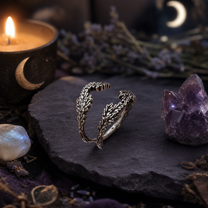 Oak Leaf Ring Plain